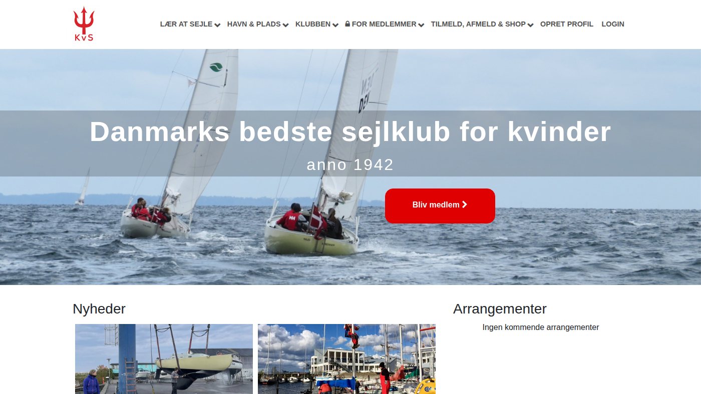 The home page of kvindelig-sejlklub.dk
