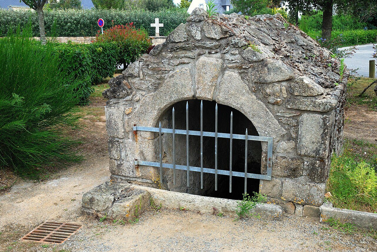 La sorgente di San Gildas a Saint-Gildas-de-Rhuys, Morbihan
