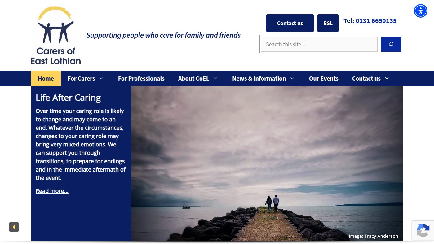 The home page of coel.org.uk