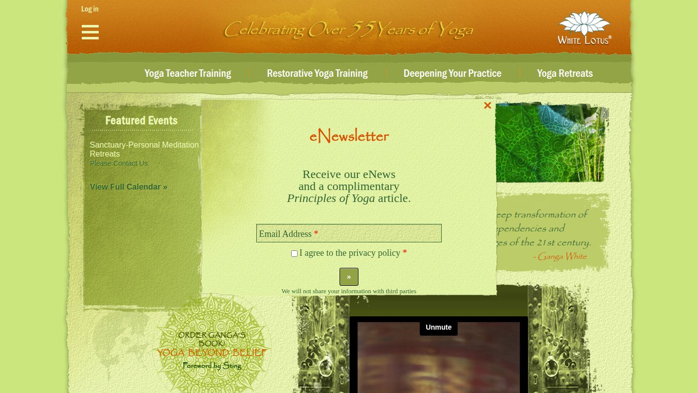 The home page of whitelotus.org