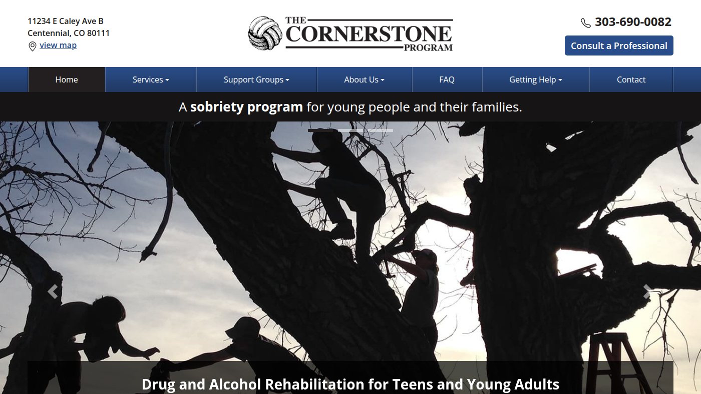 The home page of thecornerstoneprogram.com
