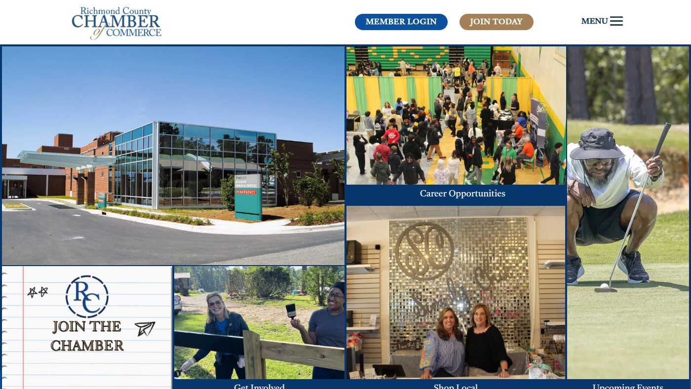 The home page of richmondcountychamber.com