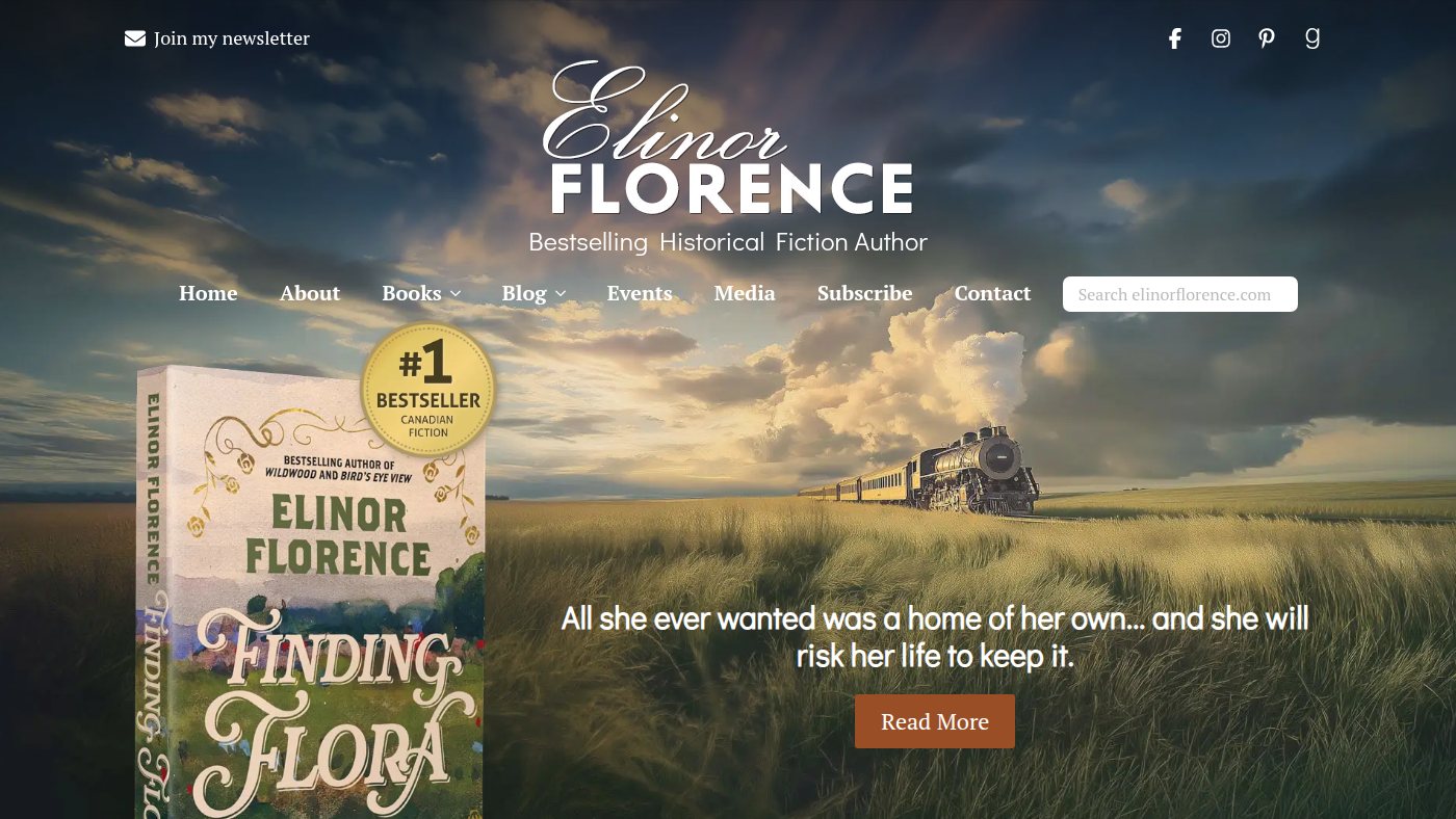 The home page of elinorflorence.com