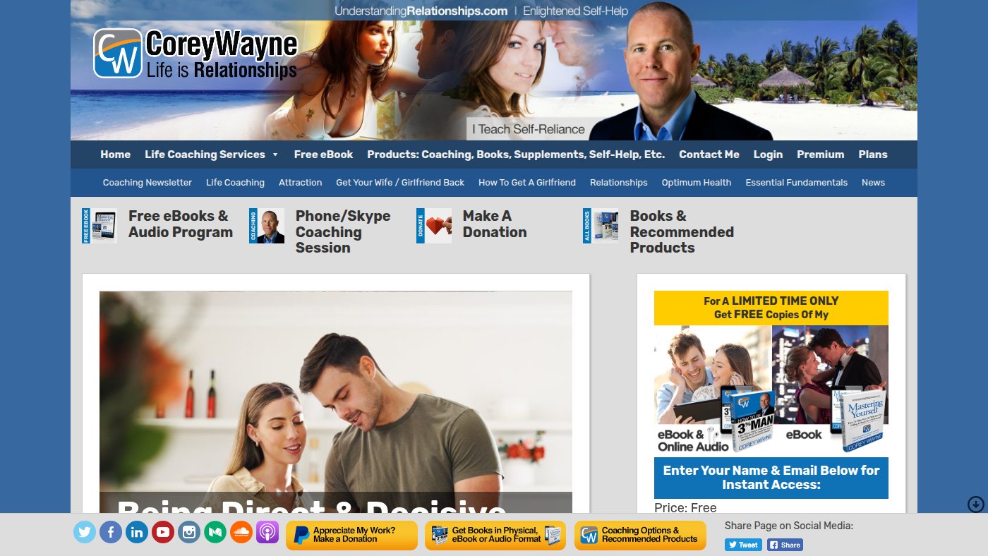 The home page of understandingrelationships.com