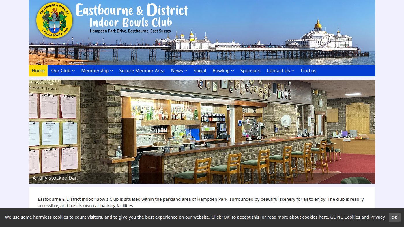 The home page of ediba.co.uk
