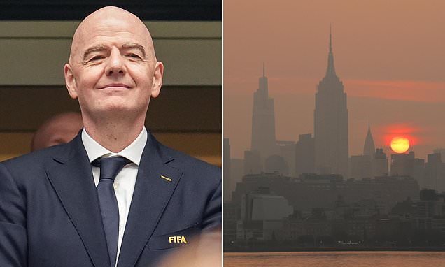 FIFA makes decision on World Cup final venue after crisis talks with White House officials over Canada wildfire smoke