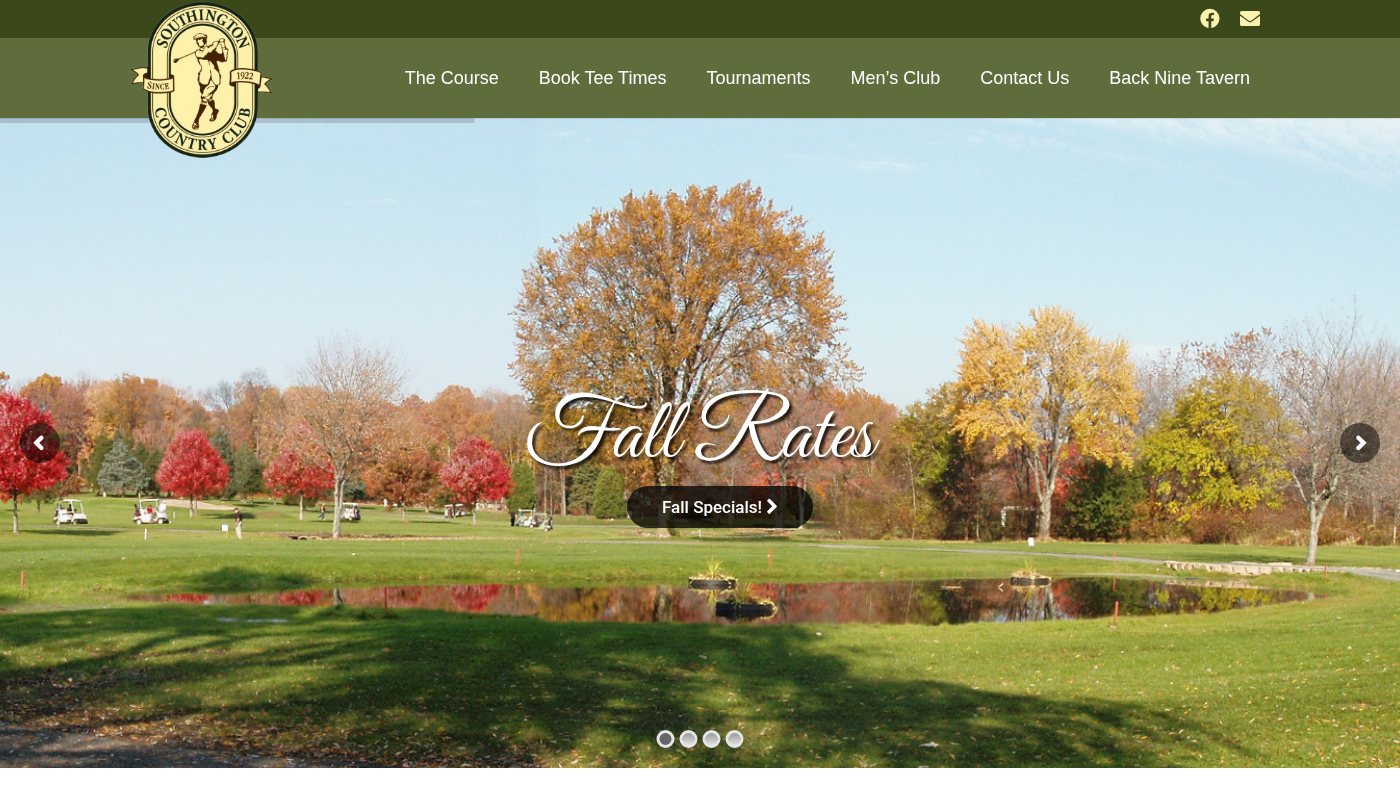 The home page of southingtoncountryclub.com