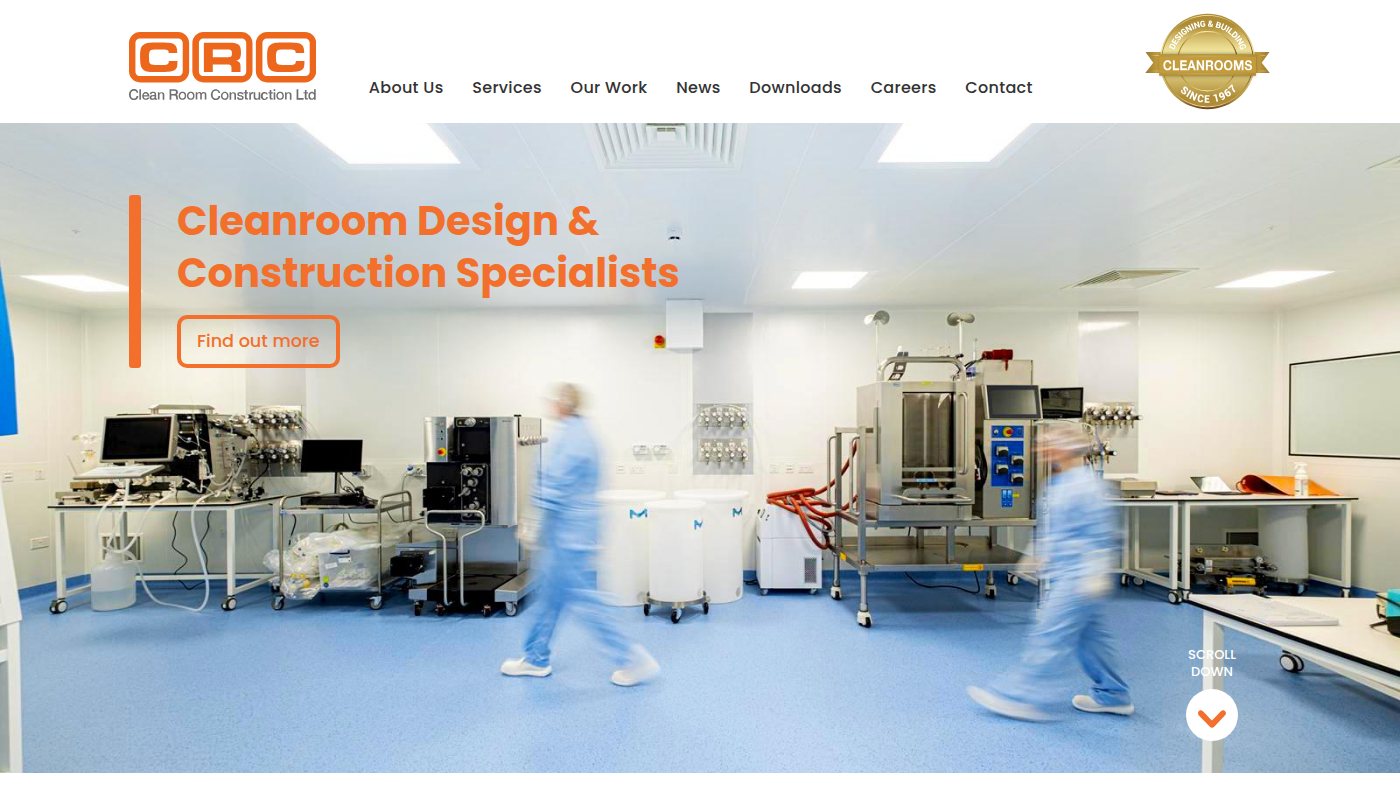 The home page of crc-ltd.co.uk