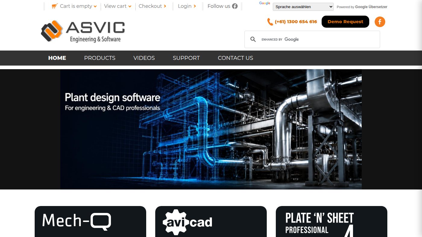 The home page of asvic.com.au