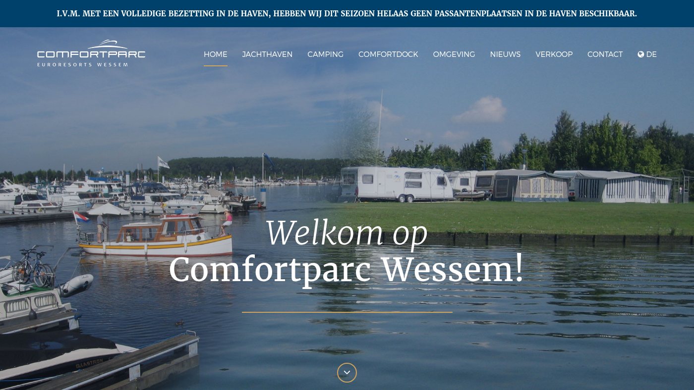 The home page of comfortparc.com