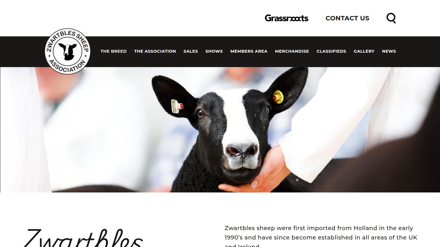 The home page of zwartbles.org