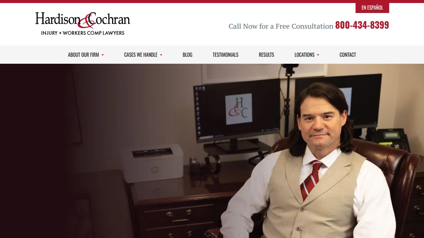 The home page of lawyernc.com
