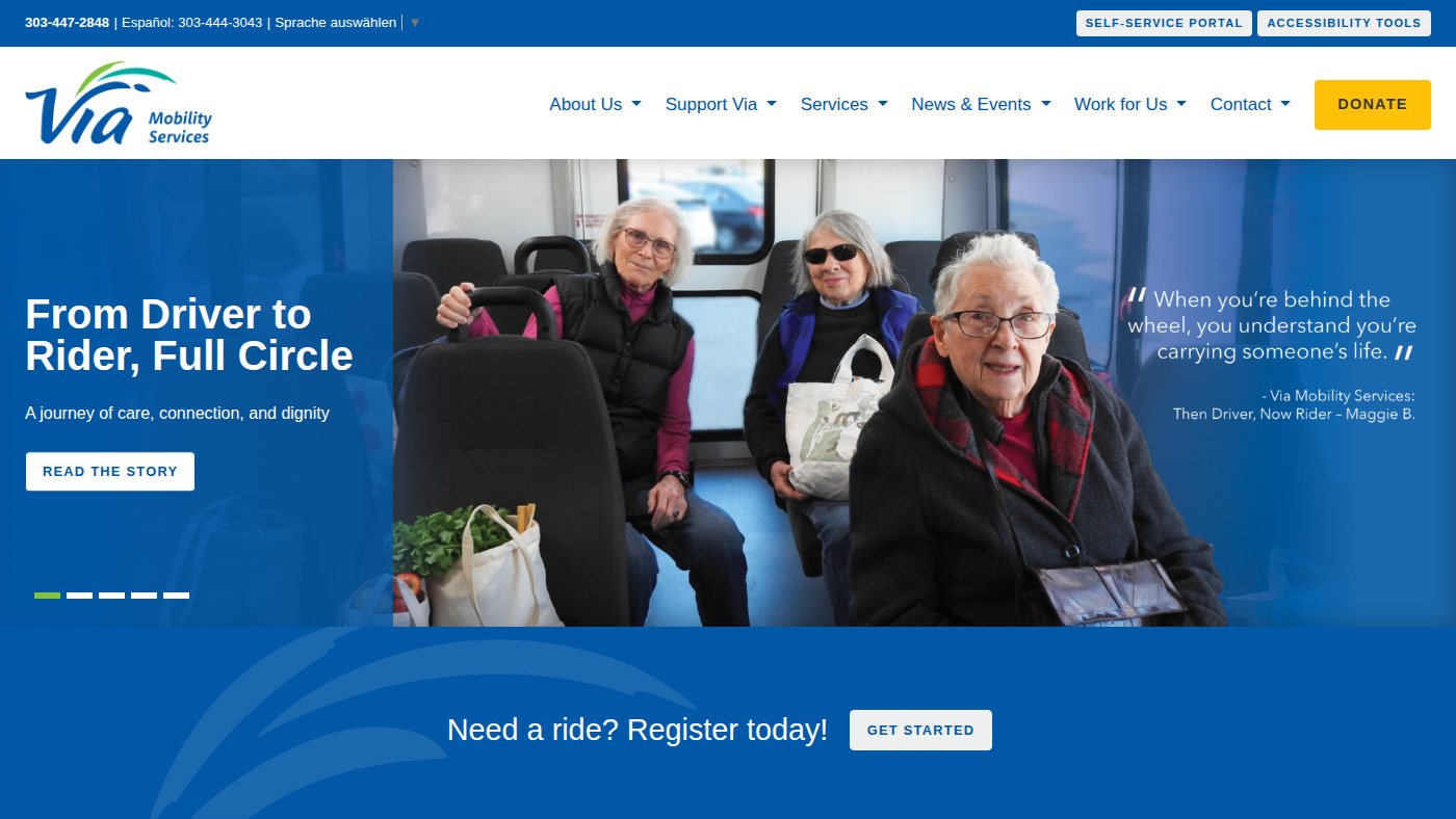 The home page of viacolorado.org