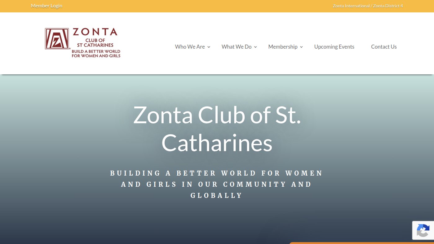The home page of zontaclubofstcatharines.ca