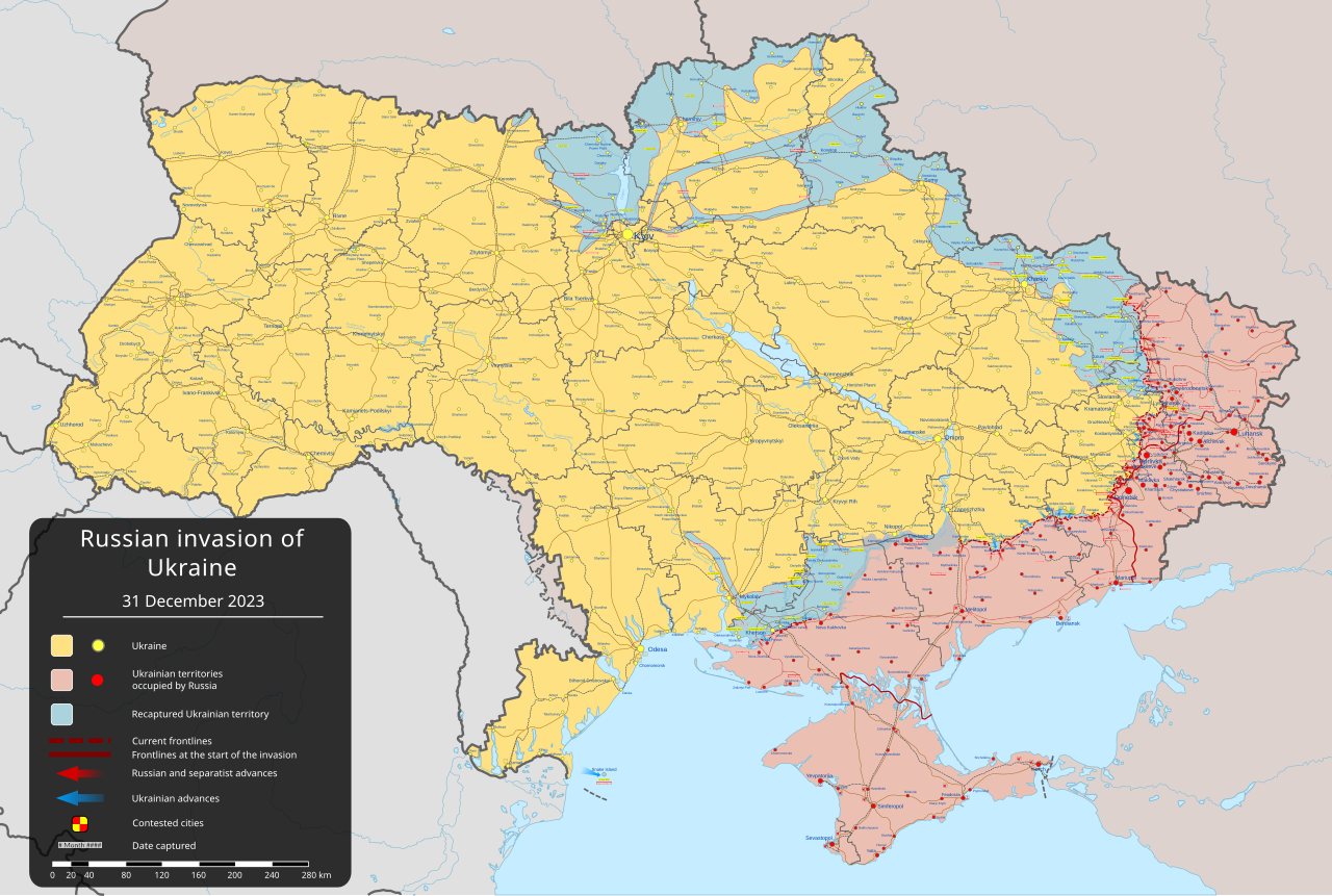 Ukraina: Ryssland förlorade 2 000 soldater på ett dygn