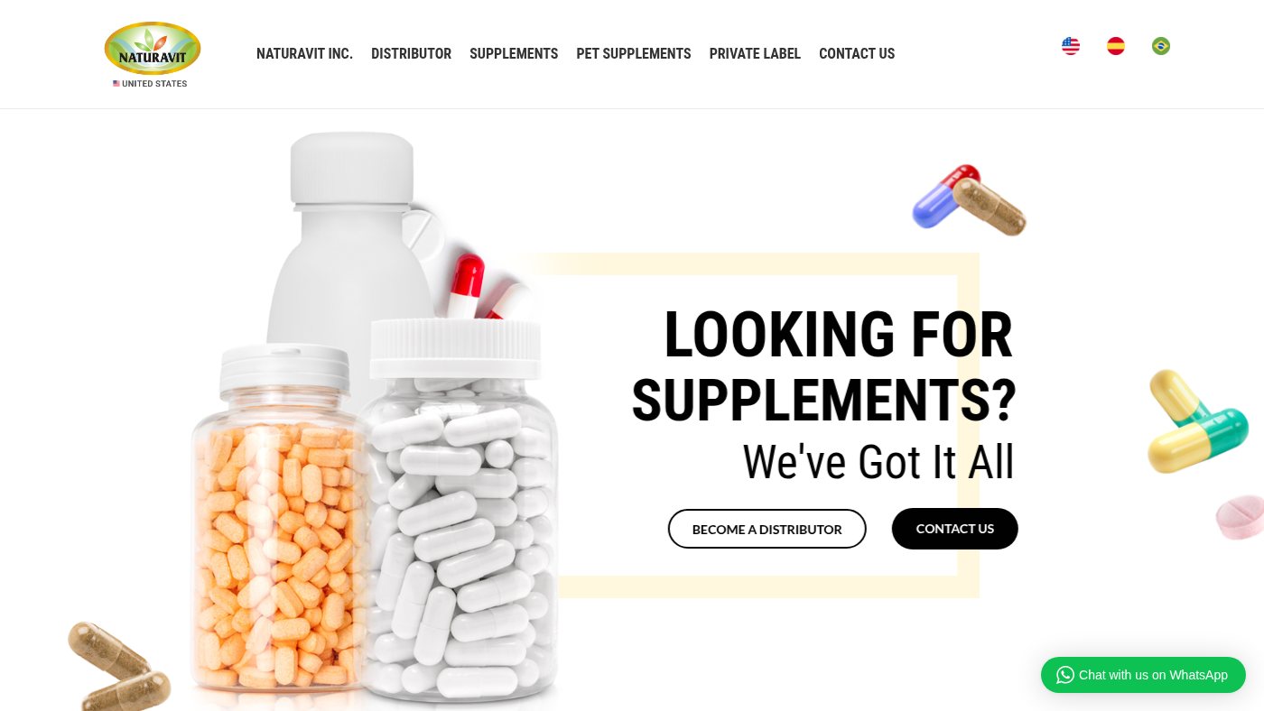 The home page of naturavitlife.com