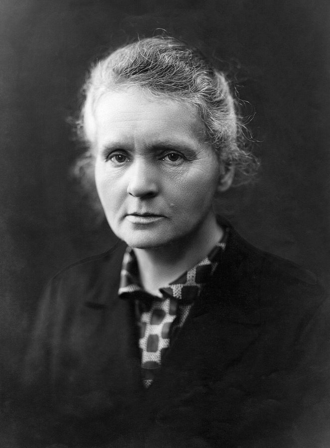 Marie Curie, hacia la década de 1920
