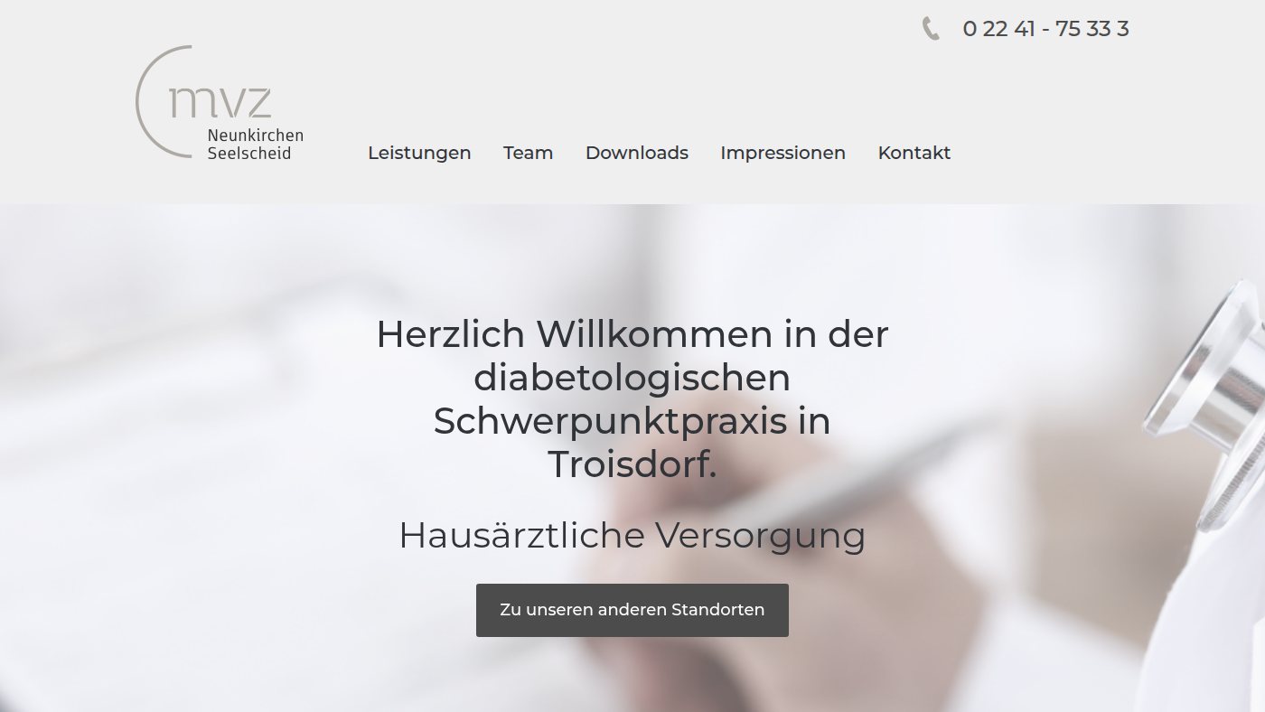 The home page of praxis-troisdorf.de