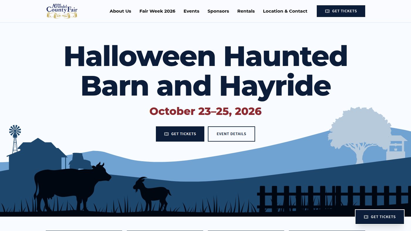 The home page of aacountyfair.org