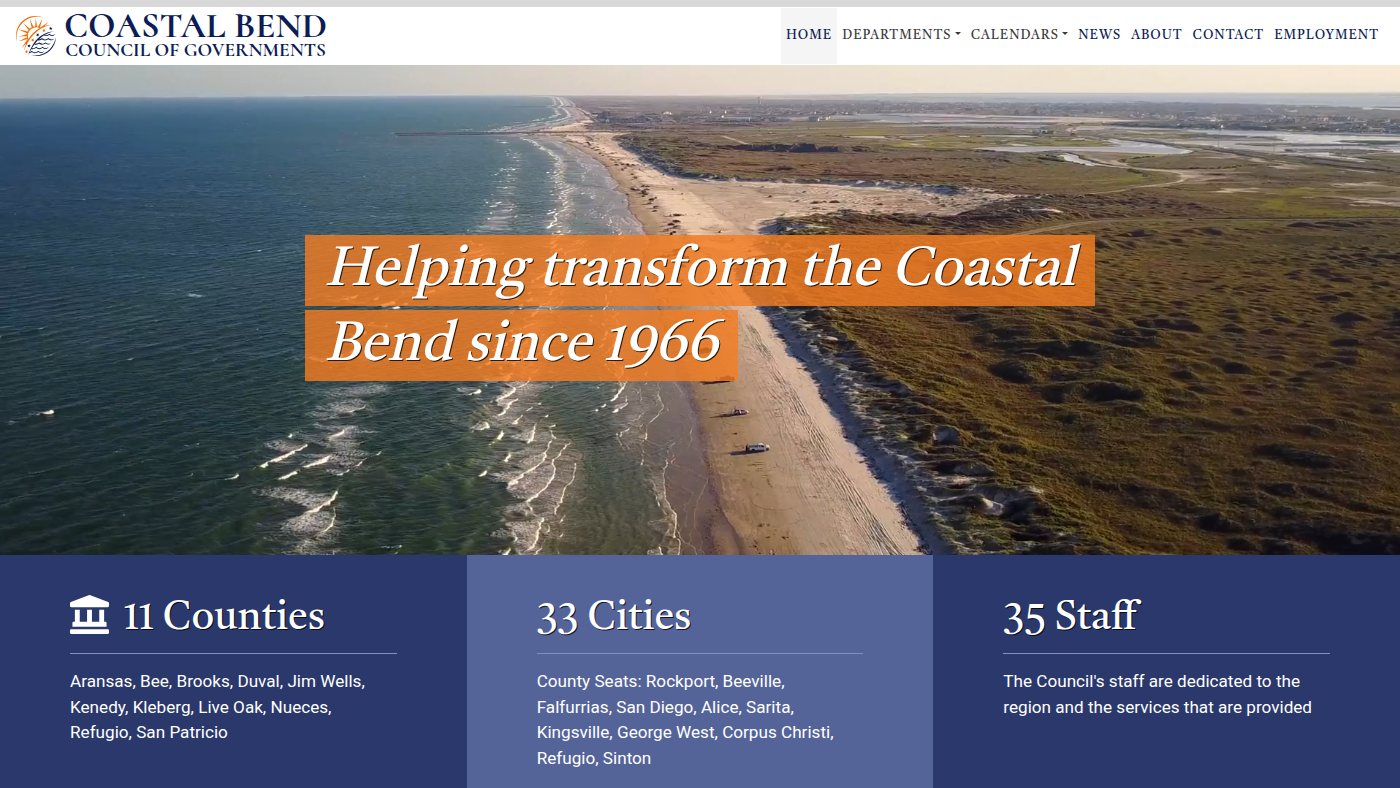 The home page of coastalbendcog.org