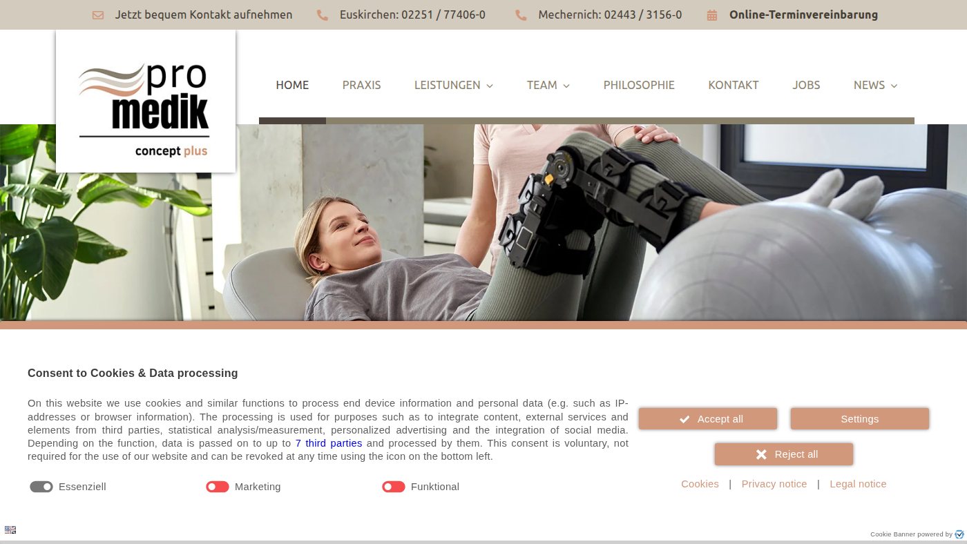 The home page of promedikplus.de