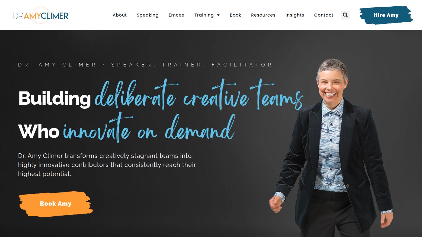 The home page of climerconsulting.com