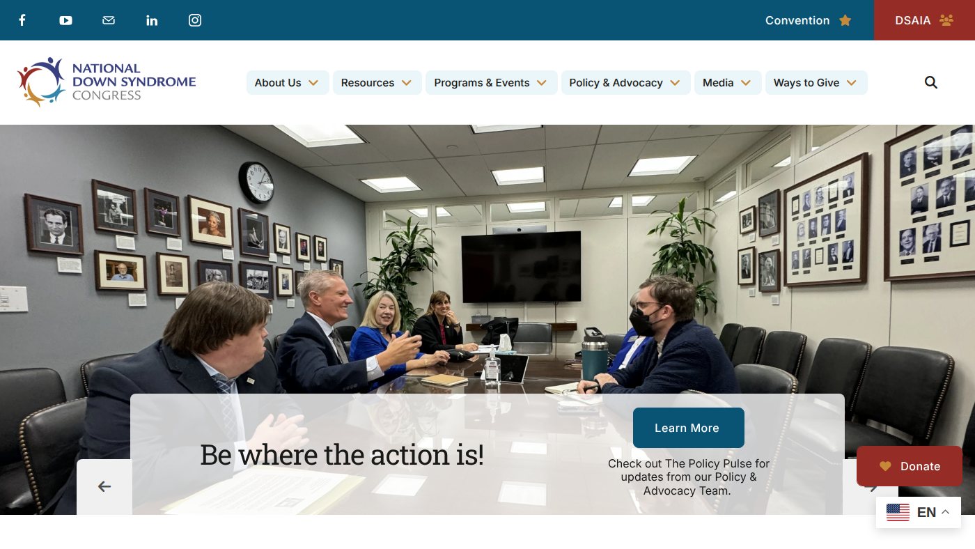 The home page of ndsccenter.org