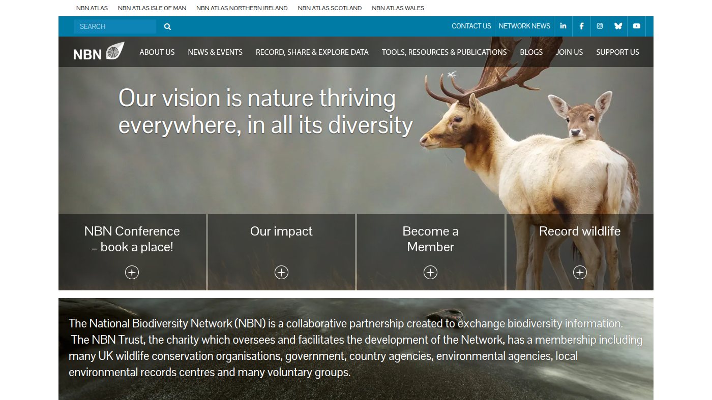 The home page of nbn.org.uk