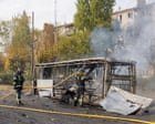 Russian attack on bus kills at least 30 people near Ukraine frontline