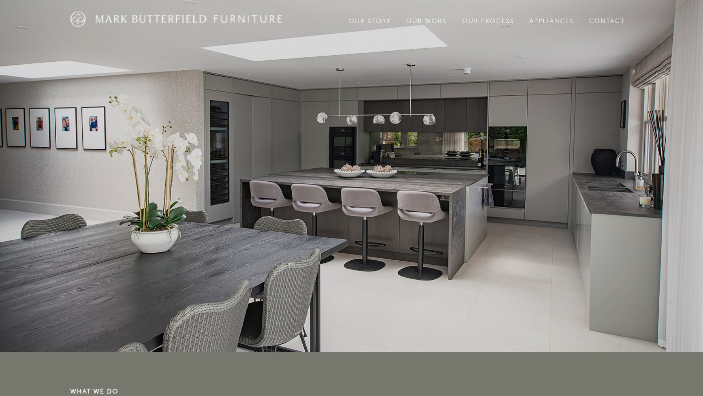 The home page of markbutterfield.co.uk