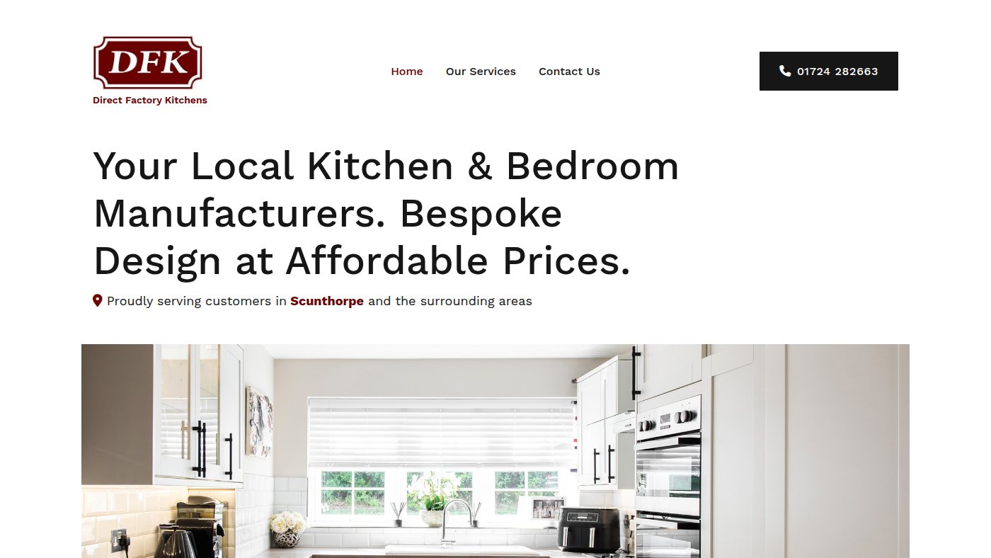 The home page of dfk-scunthorpe.co.uk
