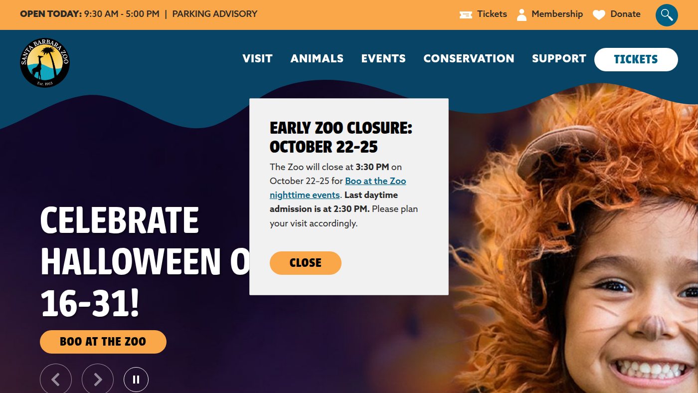 The home page of sbzoo.org