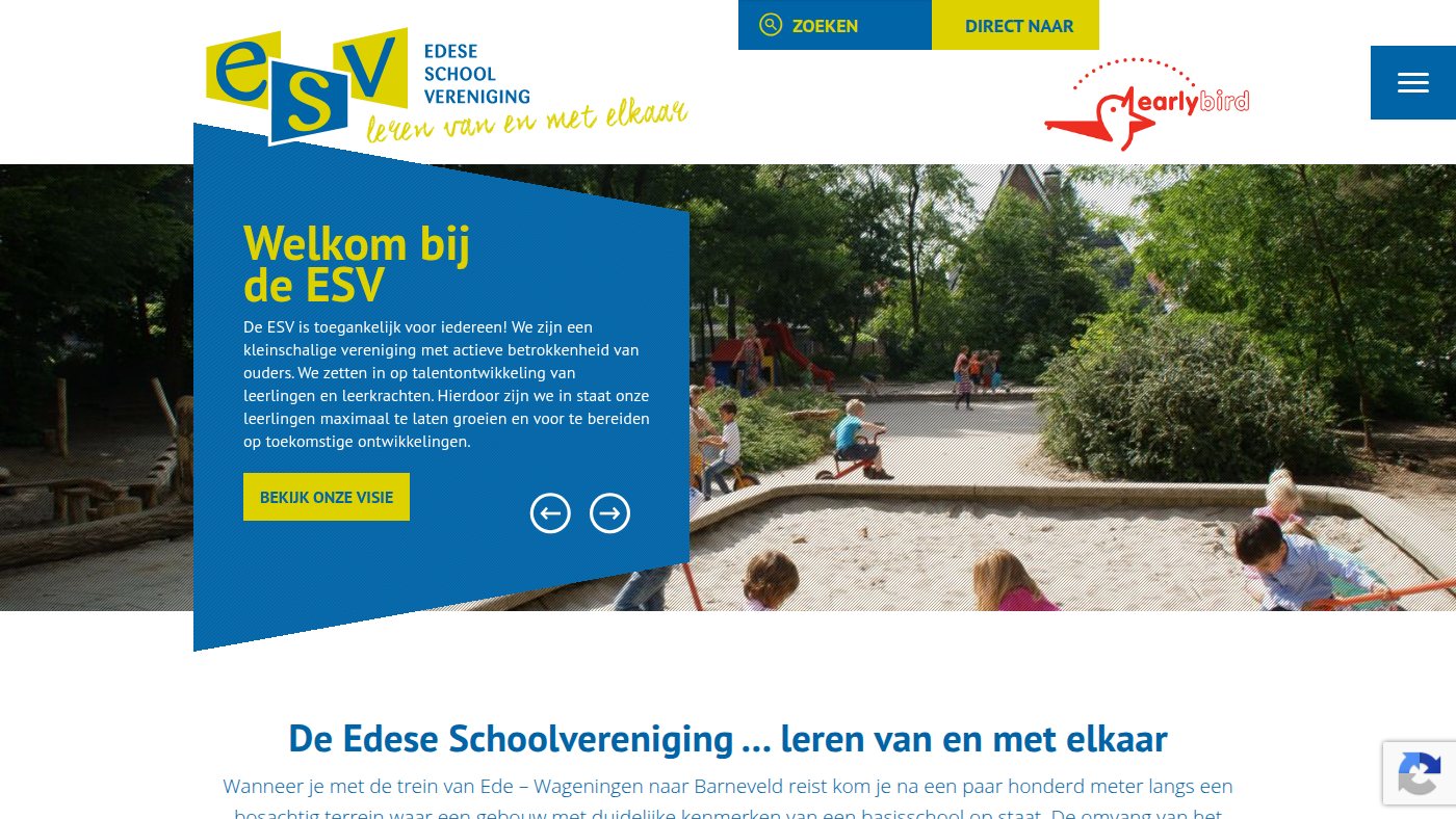 The home page of edeseschoolvereniging.nl