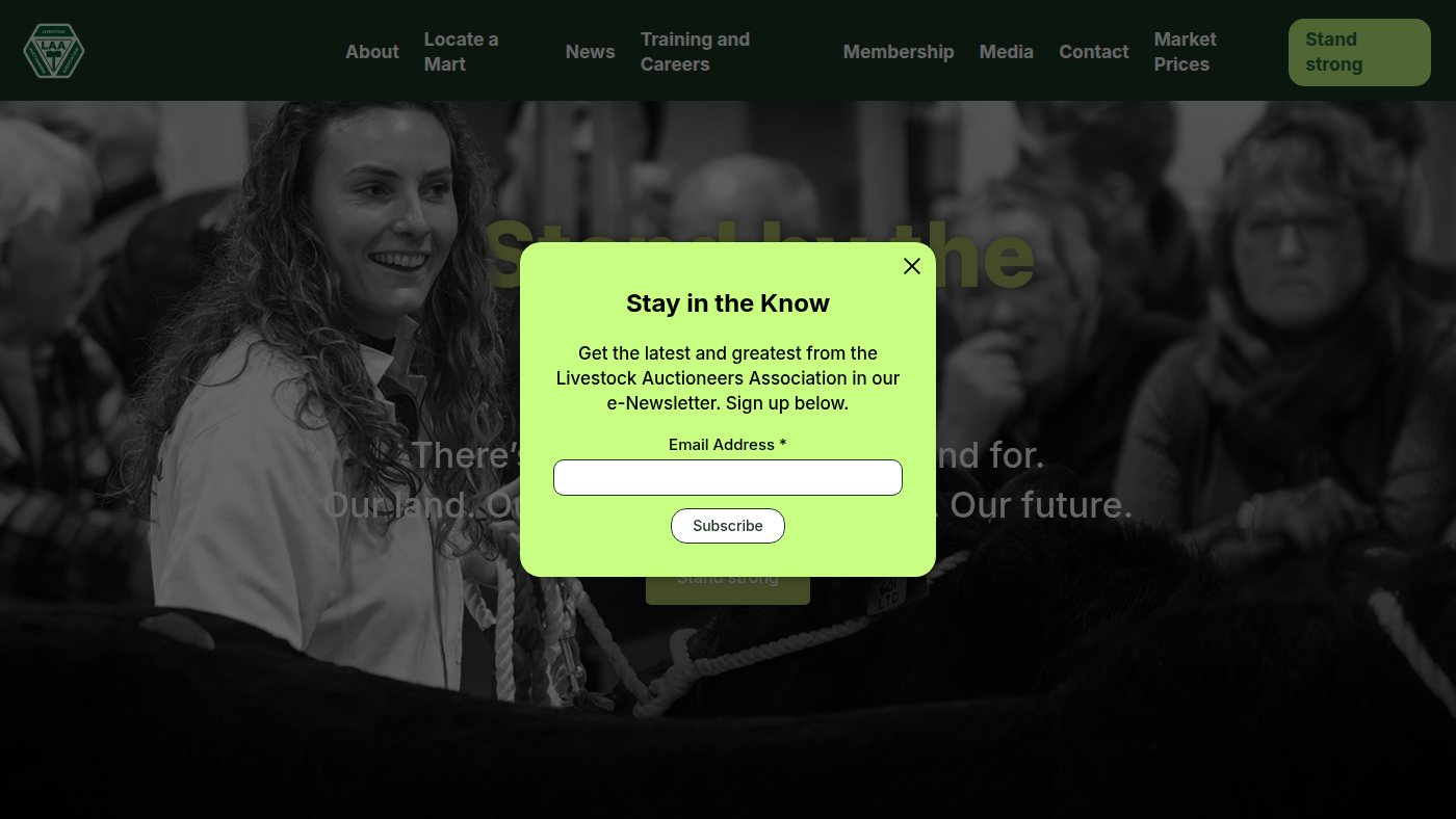 The home page of laa.co.uk