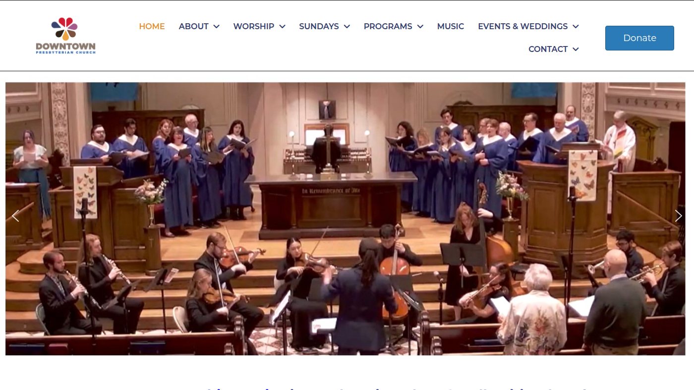 The home page of downtownpresbyterian.org