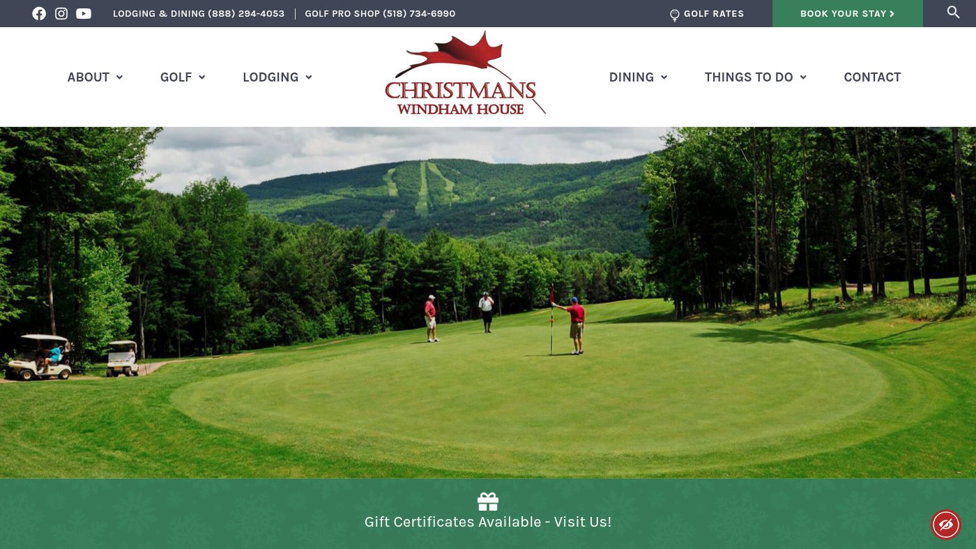 The home page of windhamhouse.com