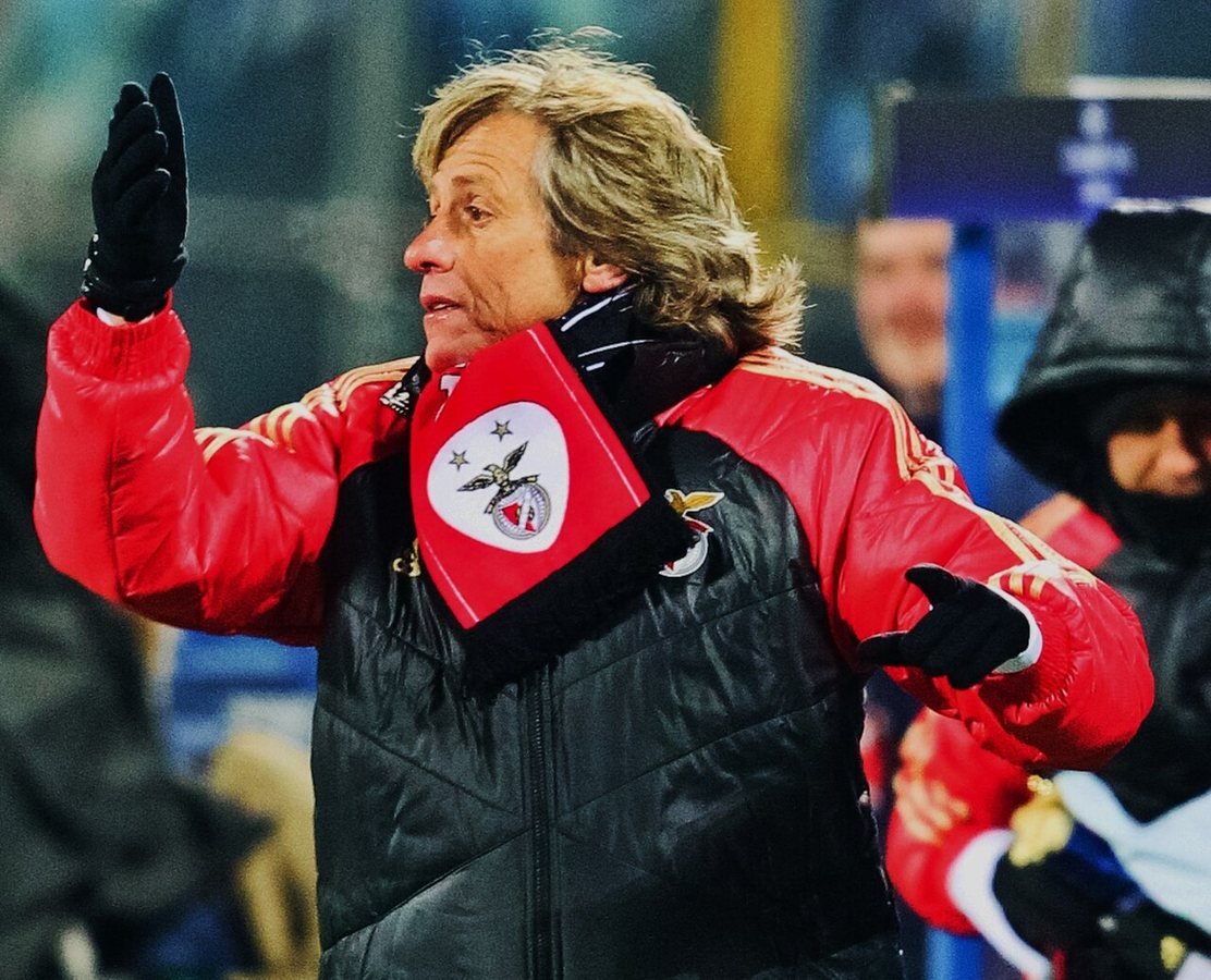 Jesus a treinar o Benfica em 2012