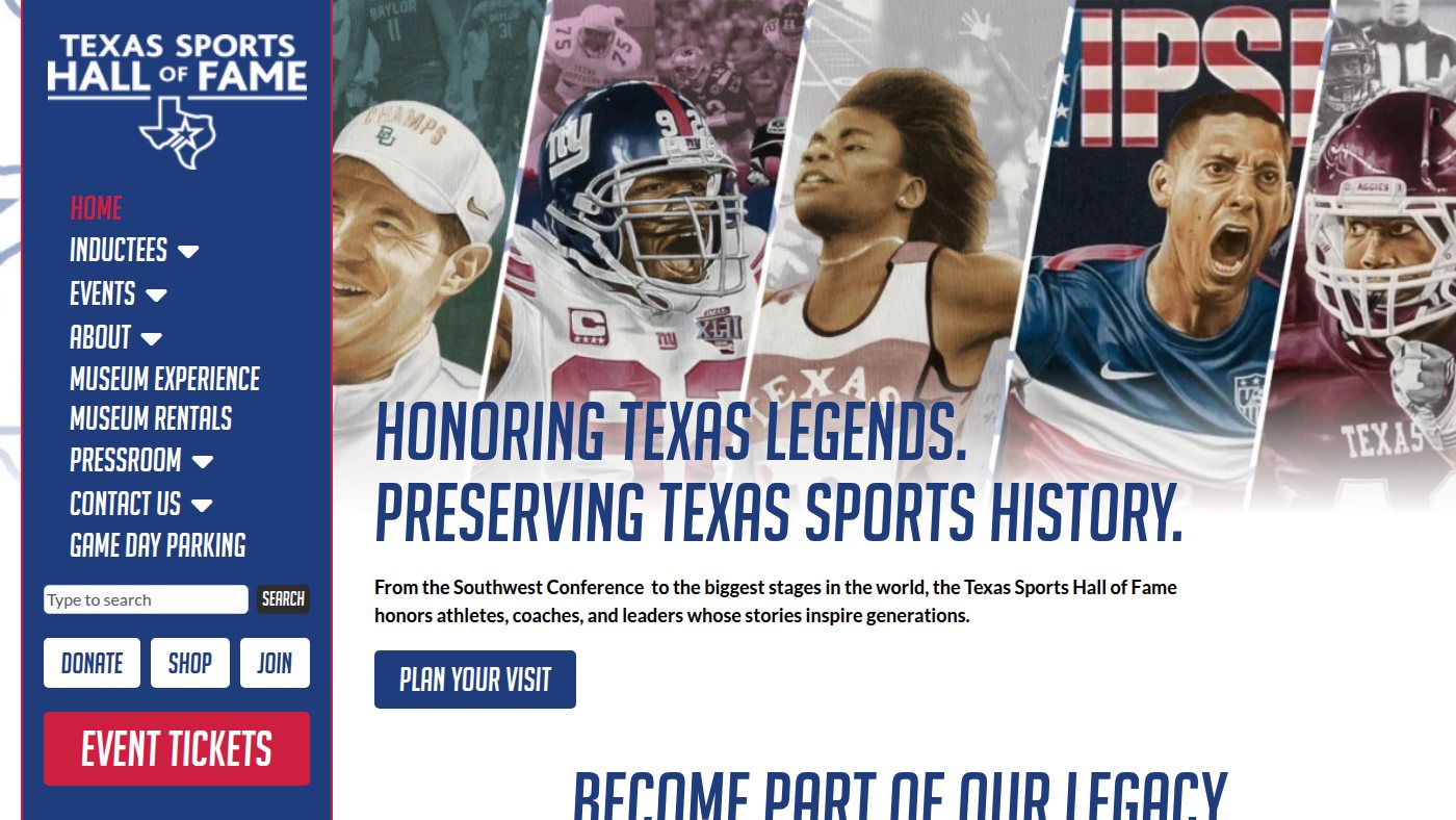 The home page of tshof.org