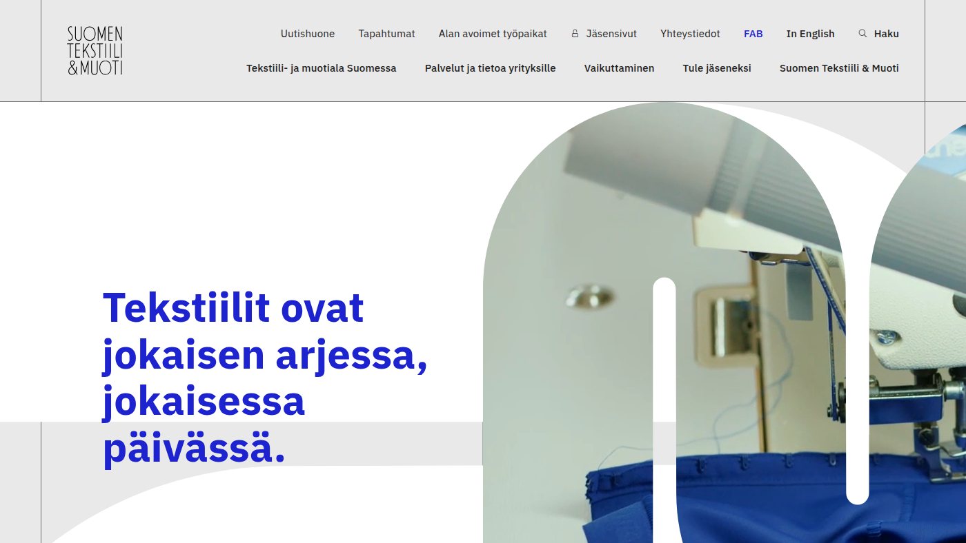 The home page of stjm.fi