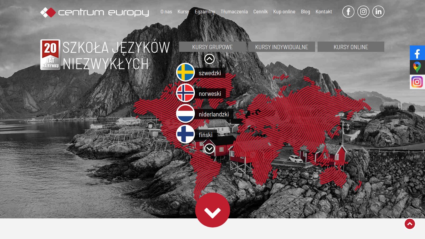 The home page of ce.edu.pl