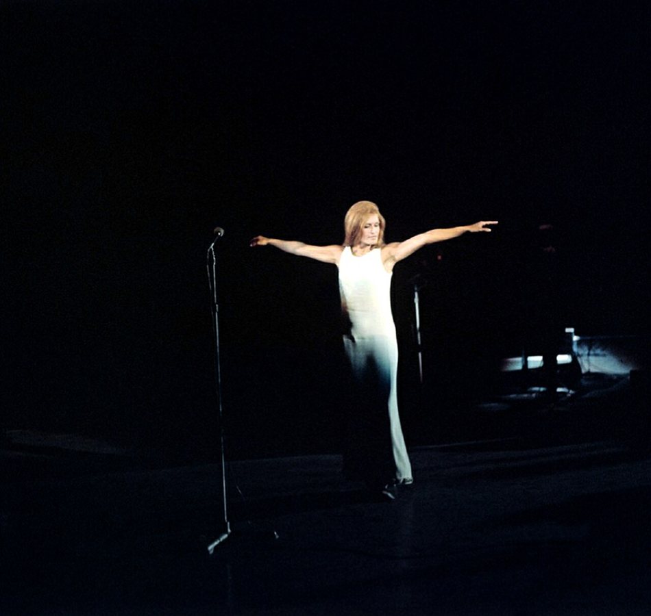 Dalida in Rome in 1968