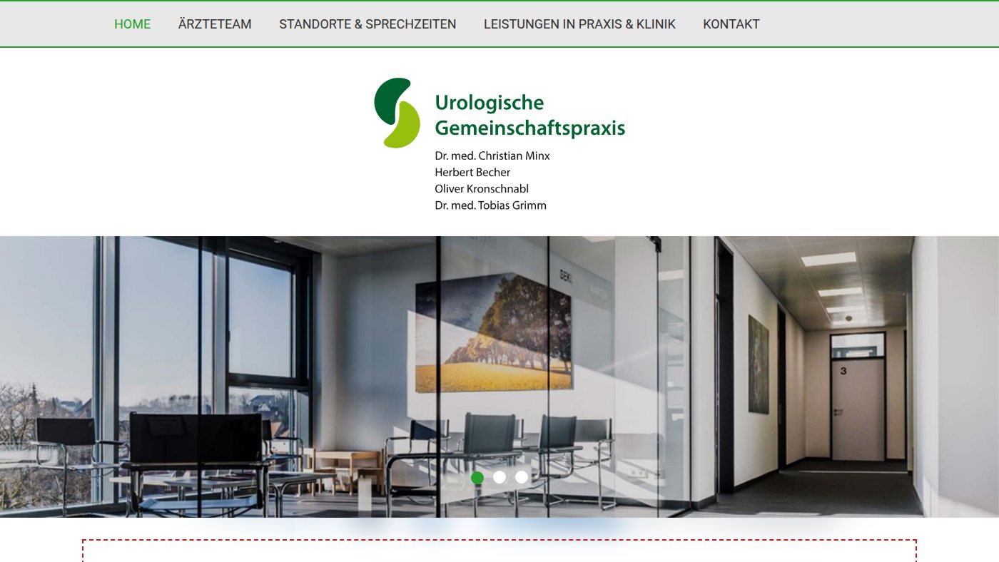 The home page of urologie-kaufbeuren.de