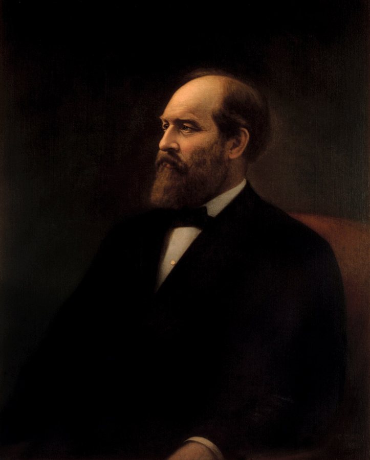 Oficjalny portret Jamesa Garfielda z Białego Domu, 1881