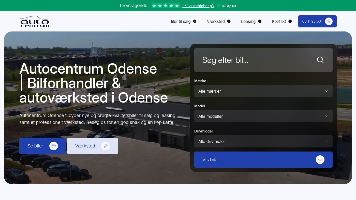 The home page of autocentrum-odense.dk