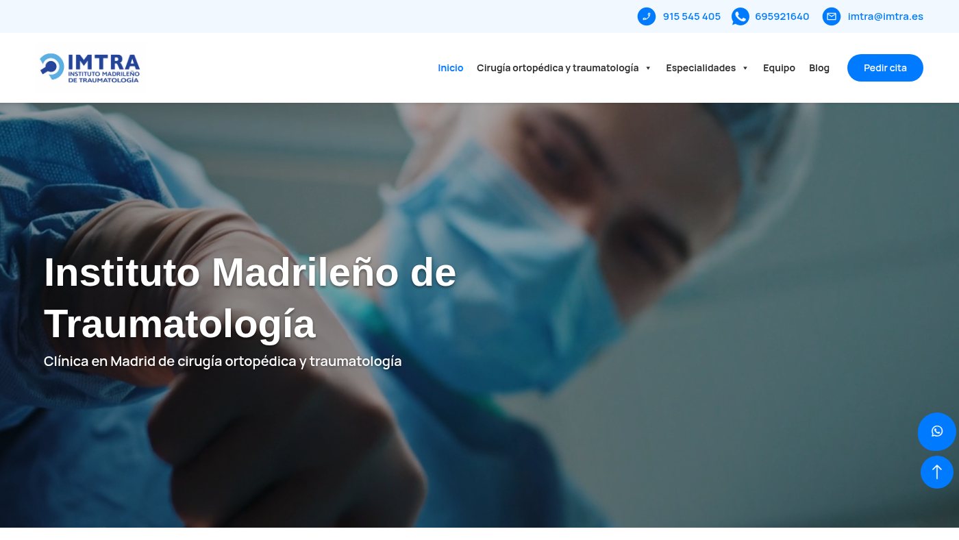 The home page of imtra.es
