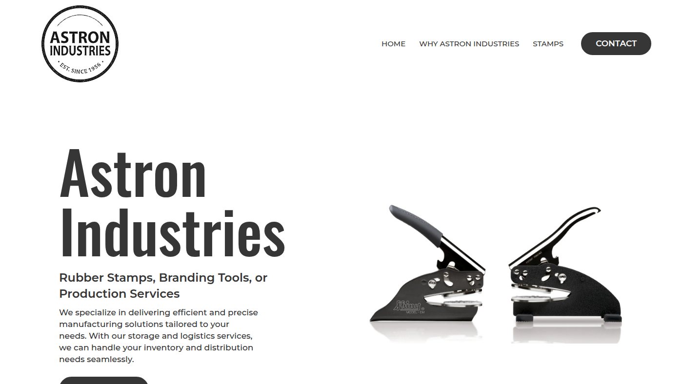 The home page of astronindustries.com