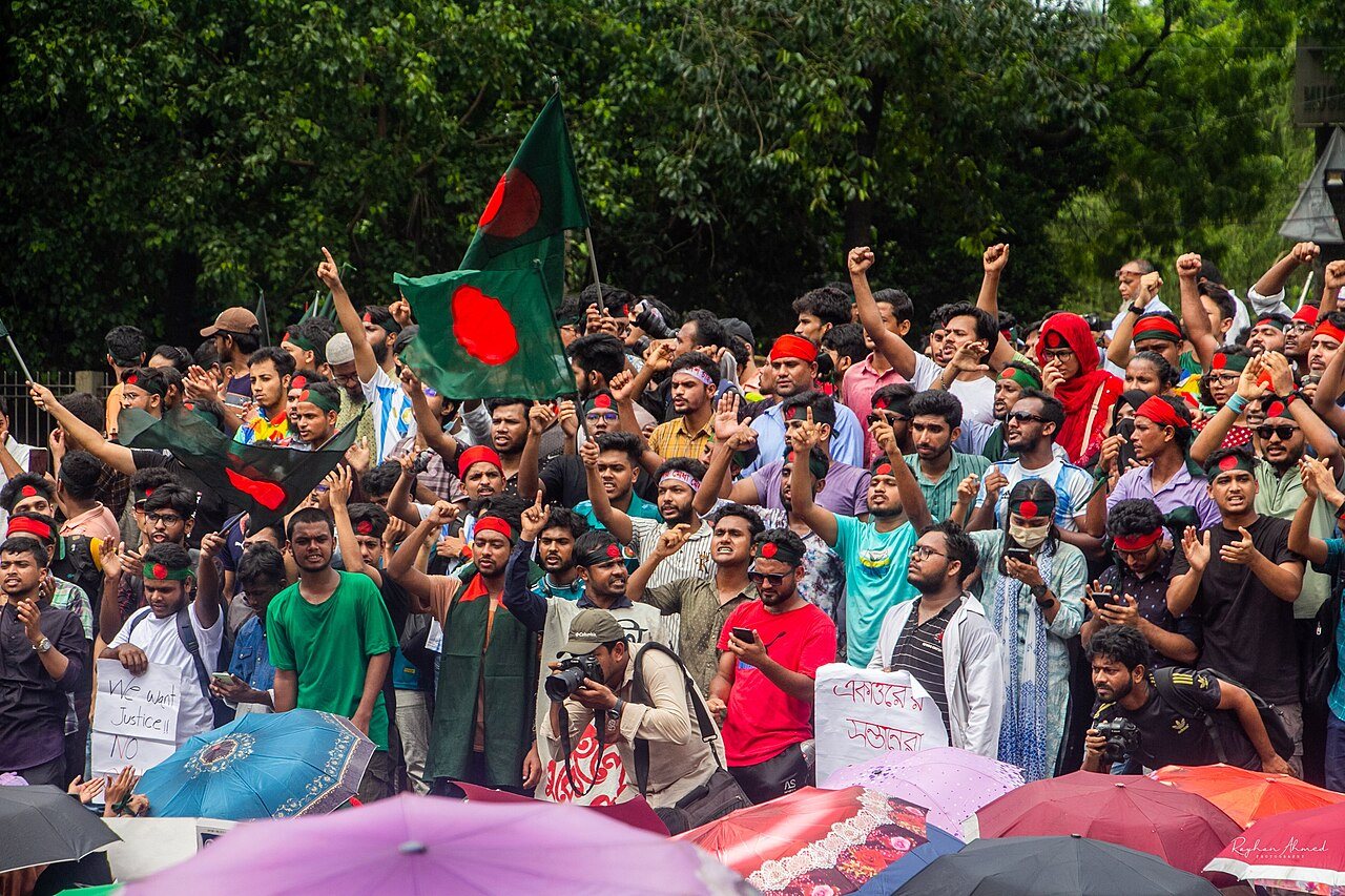 Bewegung für Quotenreform, 2024, in Bangladesch