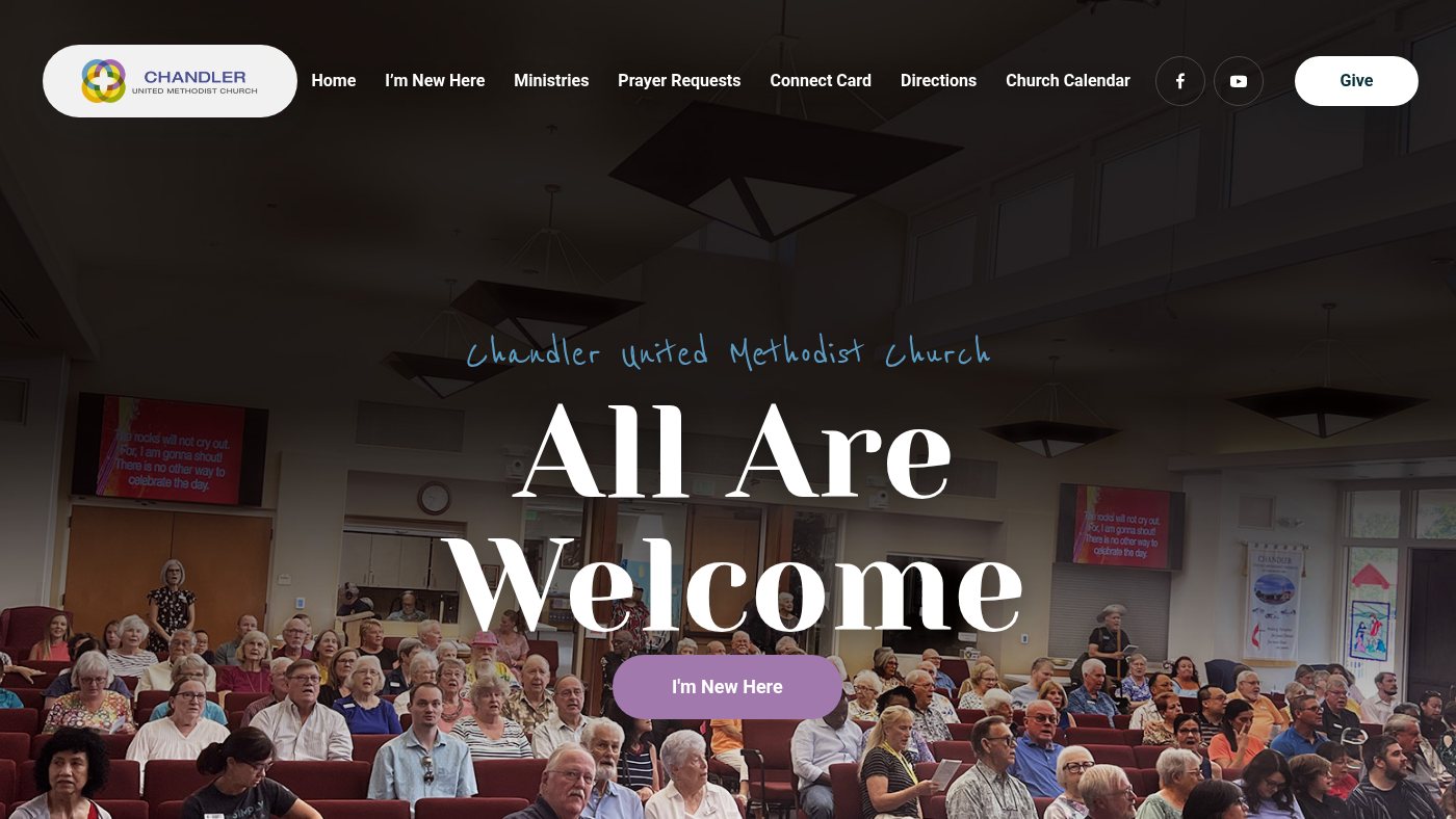 The home page of chandlermethodist.org