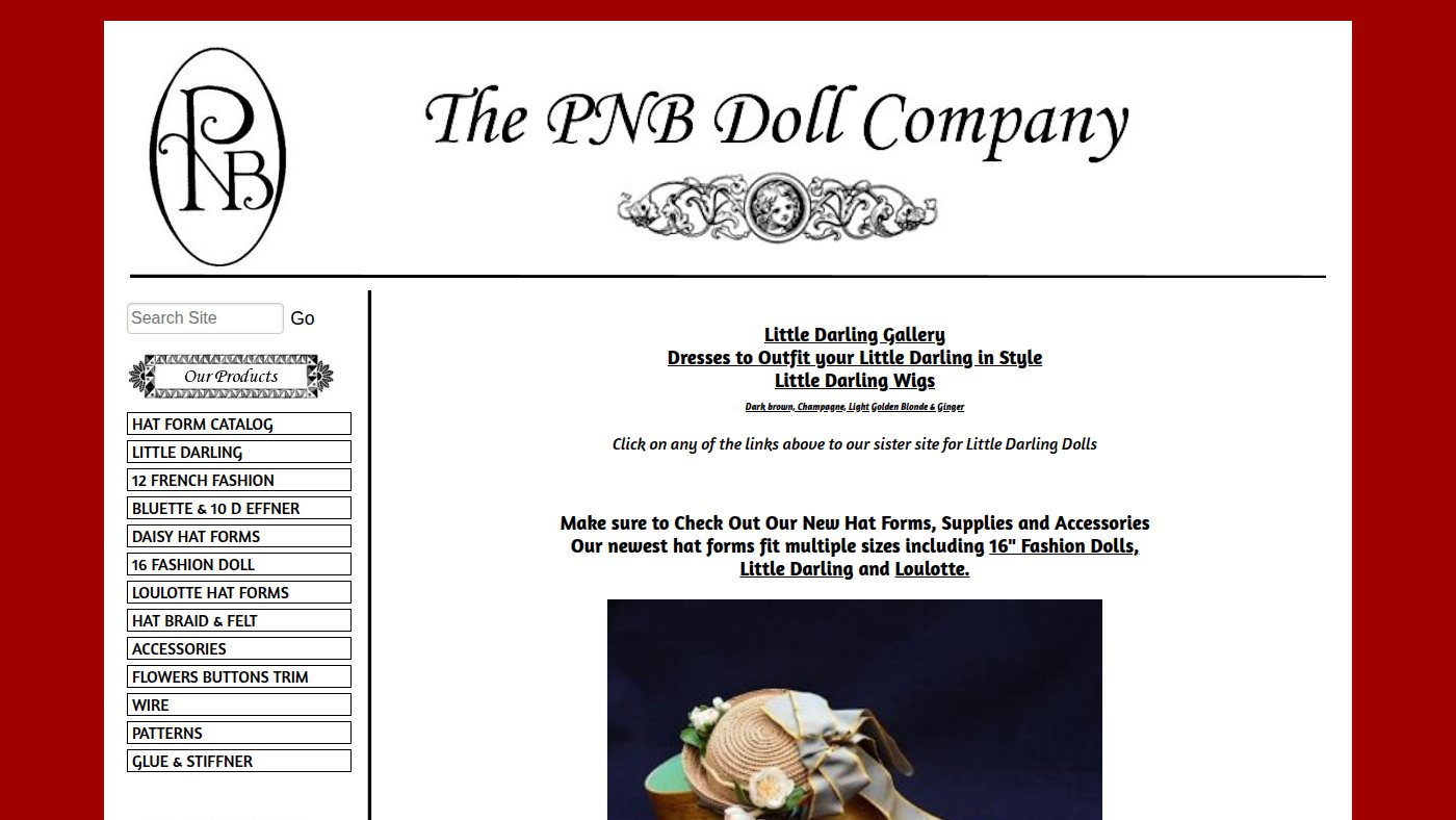 The home page of pnbdoll.com
