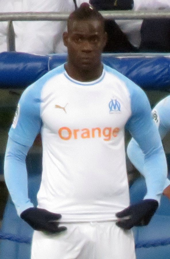 Balotelli con el Marsella en 2019